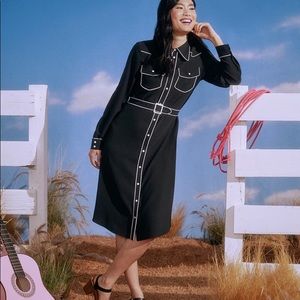 Mod Cloth To Graceland and Back Western Shirt Dress size XL